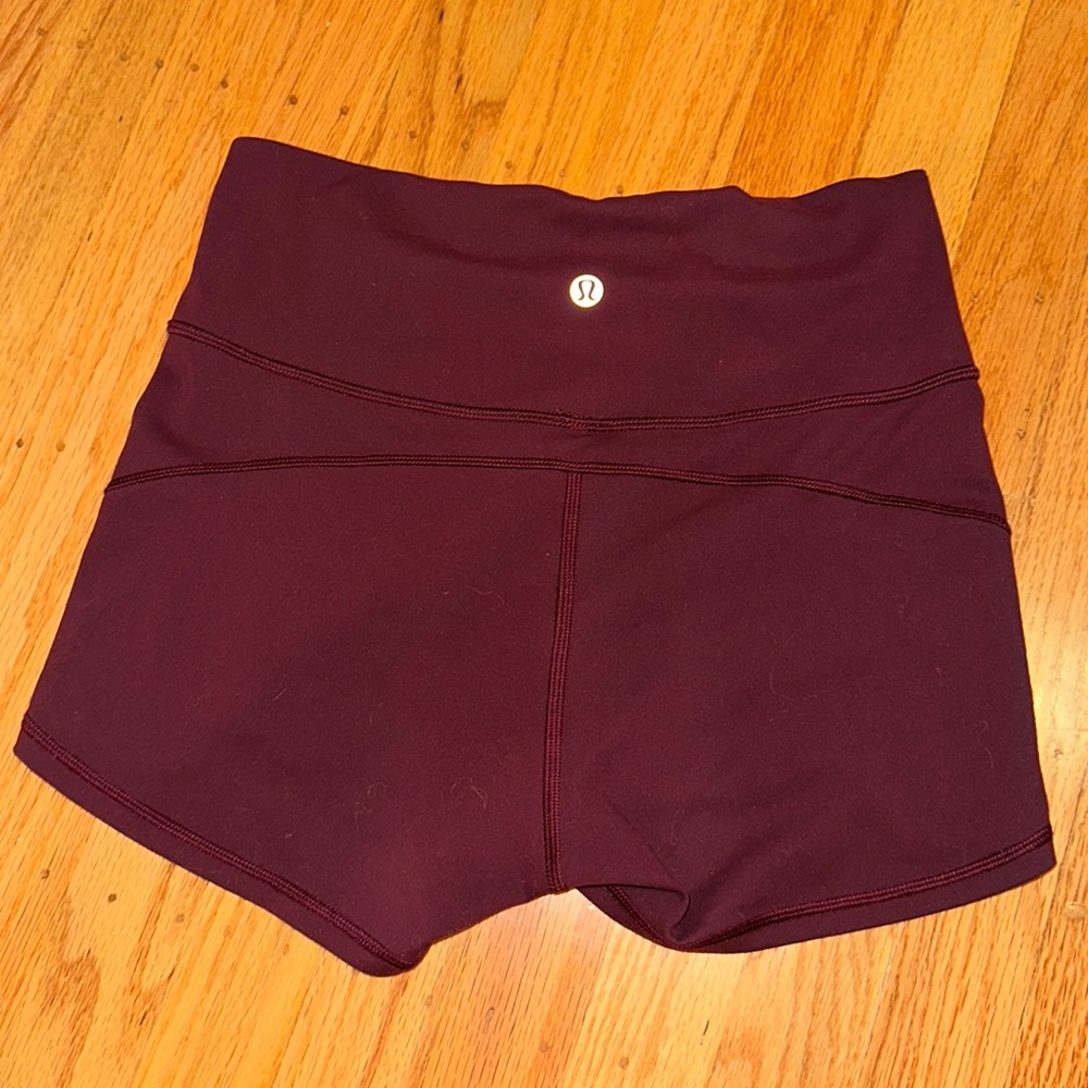 Lululemon in movement shorts